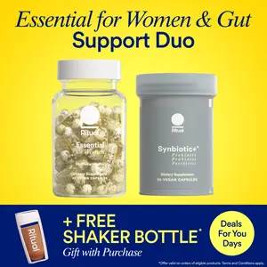 Ritual Essential Multivitamin for Women 18+ & Daily Gut Health Support, 30 Days Supply