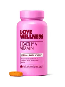 Love Wellness Healthy V Vitamin, Dietary Supplement for Feminine Health, Supports Candida Yeast Balance (30 capsules)