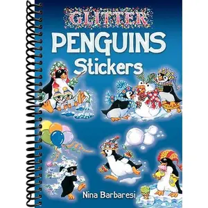 Glitter Penguins Stickers