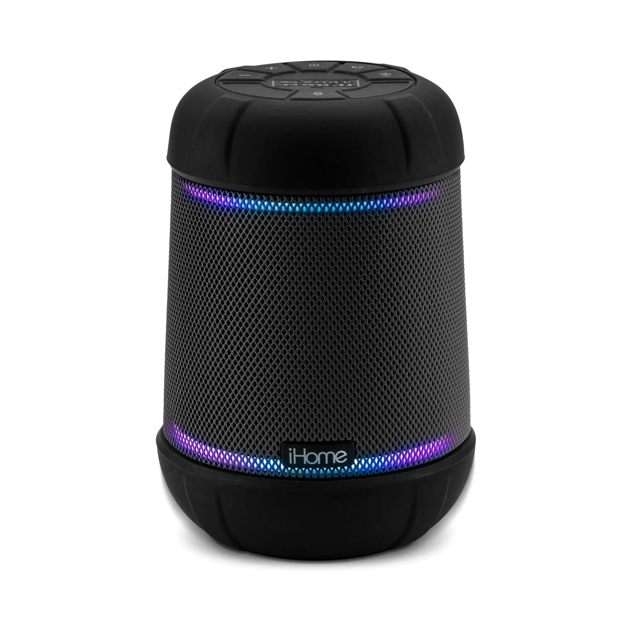 Waterproof Bluetooth Speaker with Accent Lighting, Portable and Rechargeable Smart Speaker (iBT158)