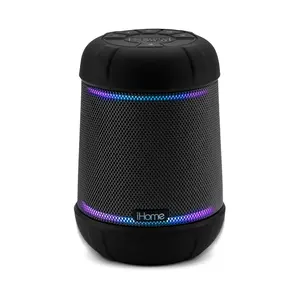 Waterproof Bluetooth Speaker with Accent Lighting, Portable and Rechargeable Smart Speaker (iBT158)