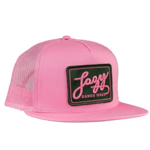 Lazy J Ranch Wear Unisex Breakaway Pink Mesh Back Snapback Hat