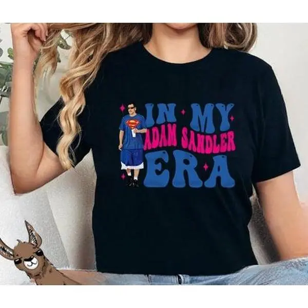 100% Cotton Unisex In My Sandler Era T-Shirt, Funny Adam Sandler Tee for Fan