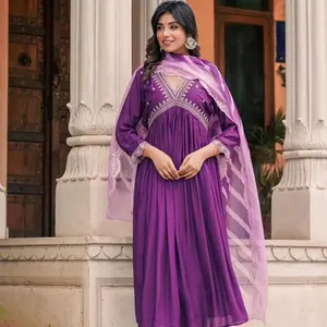 Light purple kurthi set