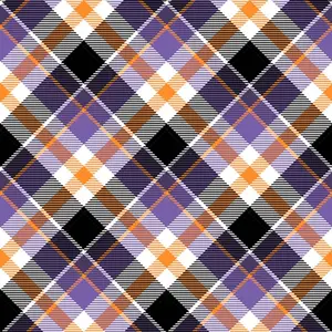 Fabric Henry Glass Multi Bias Plaid Glow in the Dark Moonlight Mischief by the Quarter Yard 2558G-59