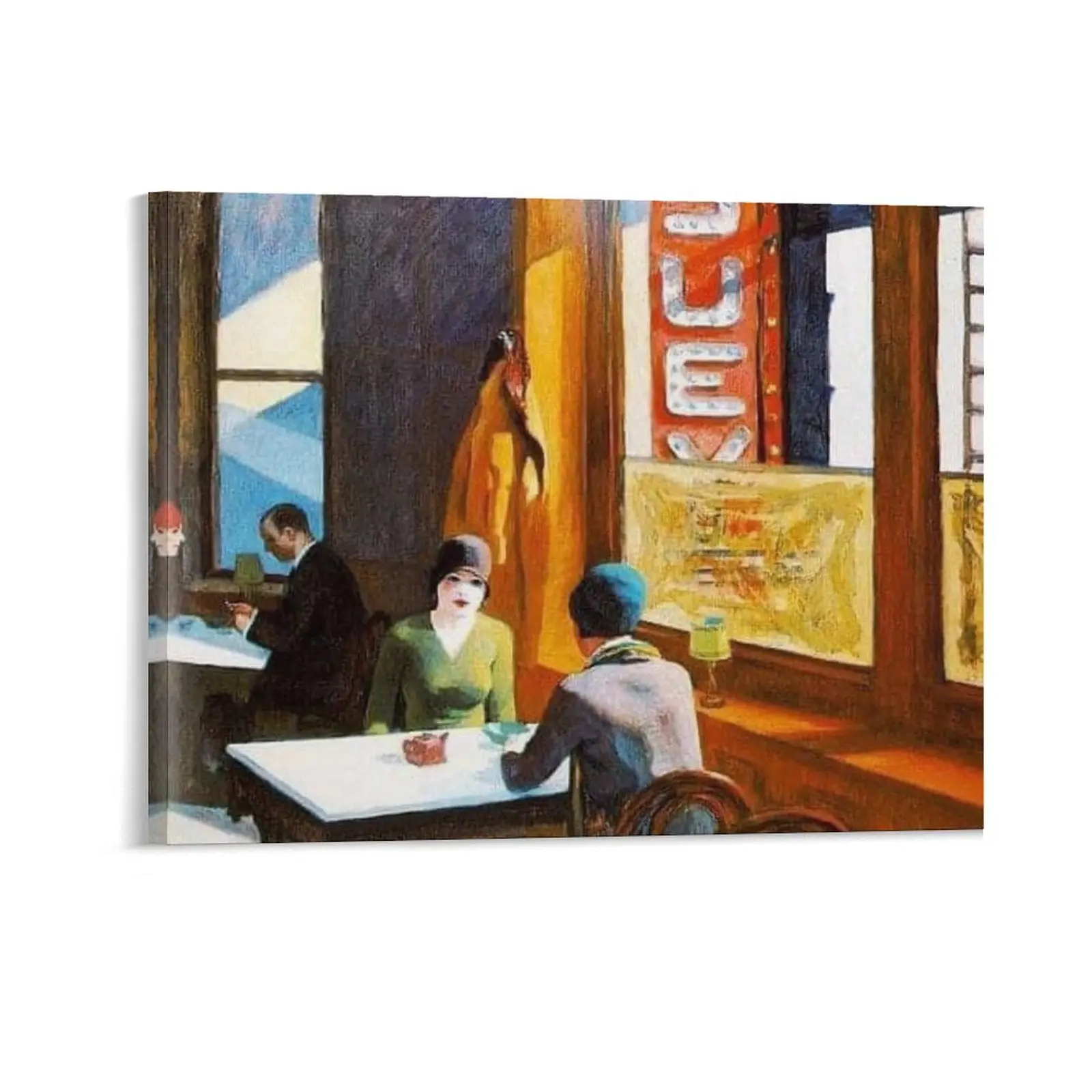 Edward Hopper Prints Paintings from The 1920s Art Poster Picture Frame Canvas Wall Art Prints Poster Gifts Photo Painting Posters Room Decor Home