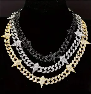 cuban links Men's Iced Out Panther Necklace with Cuban Chain | CZ Hip Hop Pendant | Fashion Streetwear Jewelry