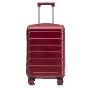 Checked Luggage Hardside PC+ABS Suitcase with TSA Lock, Lightweight Rolling Carry On with Spinner Wheels