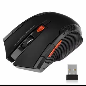 Wireless Gaming Mouse with DPI Switch and USB Receiver for Enhanced Performance