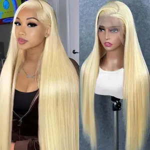 Phyoung Hair Cute Bein 613 Blonde 13x6 HD Lace Frontal Wig Pre Plucked Straight Lace Front Wigs For Women Can Be Curl & Restyle