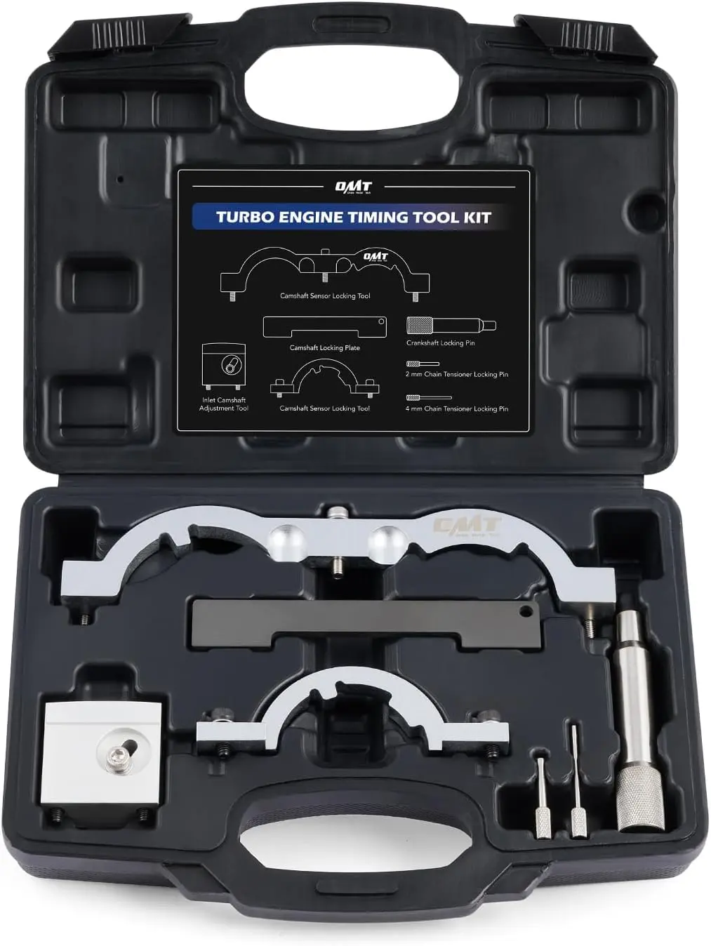 Orion Motor Tech Turbo Engine Timing Tool Kit Engine Camshaft Alignment Tool Set Compatible with 2009 to 2020 1.0 1.2 1.4L Chevrolet Chevy Aveo Cruze Orlando Vauxhall Opel Adam Ampera Astra J BMW EA888,VCT,3.5L/3.6LCascada engine repair tool