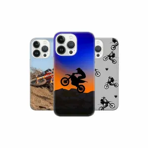 Motocross Phone Case Dirt bike Cover for iPhone 15 14 13 12, 11 , plus , mini , pro max