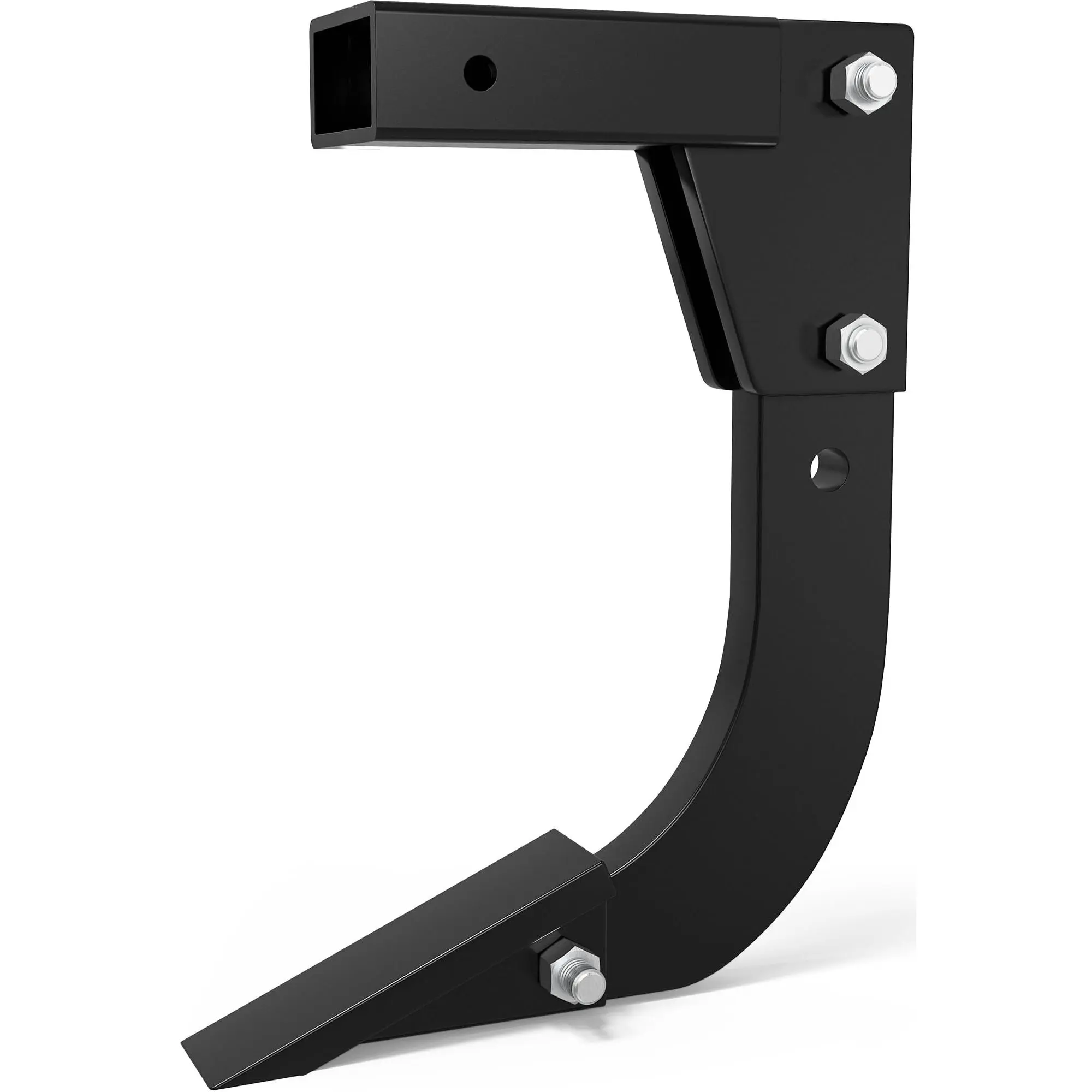 Garvee Hitch Mounted Trencher Fits 3 Point Hitch,Hitch Mounted Ripper with 2" Receiver,Adjustable Subsoiler Plow with Replacement Plough Blade in Garden Farm Bury Pipes Sow Seeds