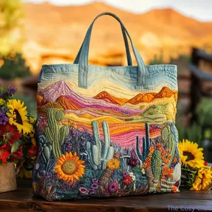 Floral Cat 3D Digital Print Canvas Tote Bag, Trendy Unique Handbag, Stylish Lightweight Casual Shoulder Bag for Daily Commute, Shopping, School, Beach & Weekend Everyday Use