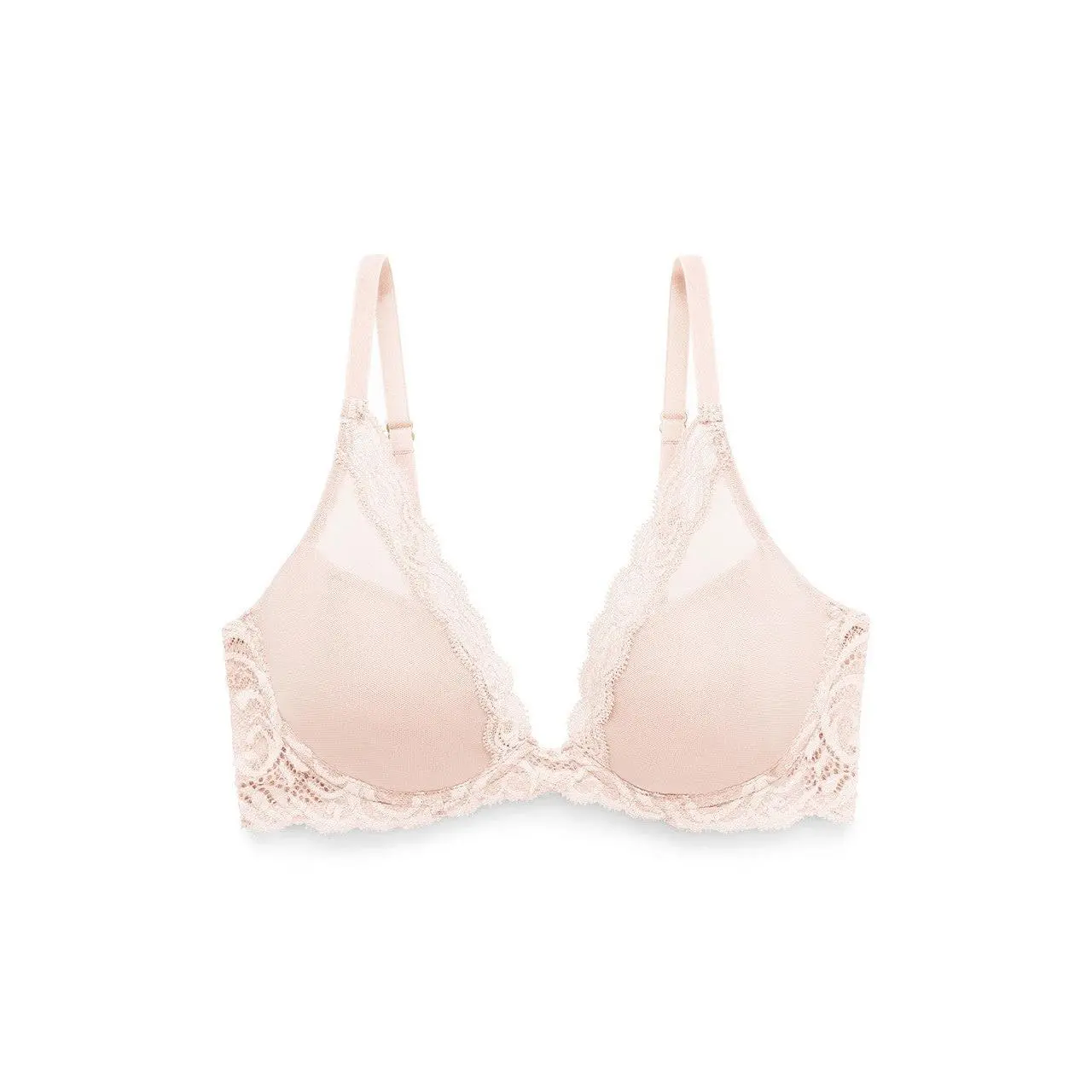 NATORI FEATHERS BRA IN ROSE