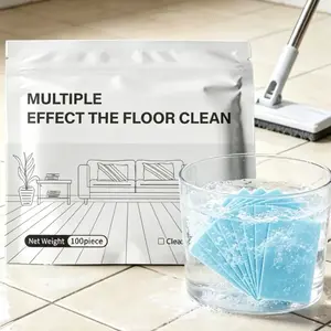 100PCS Powerful Floor Cleaning Tablets – Multi-Surface Concentrated Cleaner for Hardwood, Tile, Laminate, Kitchen, Bathroom & Toilet, Fast-Dissolving Scented Household Cleaning Tabs, Home Essential