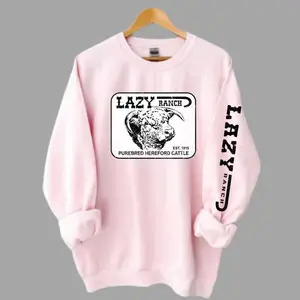 Men_s Lazy J Ranch Willow Cattle Headquarters Logo Hoodie Pullover Hoodie Cheap Brand Clothing, Casual Cotton, Gildan Daily Comfort For Men For Women , Gift For Men, Women
