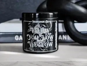 I vow. You vow. We vow. Scented candle | Officially Licensed | Shantel Tessier | The Ritual