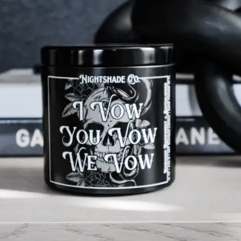I vow. You vow. We vow. Scented candle | Officially Licensed | Shantel Tessier | The Ritual