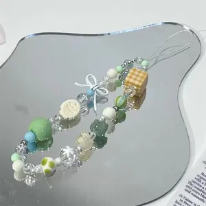 2 Pcs、3 Pcs、1 Pcs Fish Y2K Mobile Phone Charm Keychain Chain Girl Women Cell Phone Case Fashion Bag Pendant Key Strap Rope Phone Lanyard For iPhone