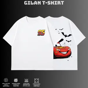 Retro Two Side Cars Gildan T-Shirt , Halloween Shirt, Cars Movie T-Shirt, Mcqueen and Mater Retro Vintage Unisex Oversized Anime Graphic Tee – Trendy Y2K Acid Gildan, Manga Game Movie Lover Gift For Fans Merch