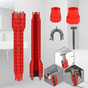14-in-1 Faucet and Sink Installer,Faucet and Sink Wrench, Multi-functional Wrench for Toilet, Sink, Bathroom, Kitchen Plumbing Installation and Repairs