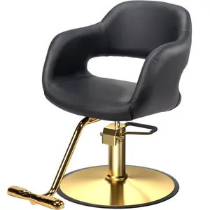 OmySalon Salon Chair for Hair Stylist, Hair Chair with Footrest Hydraulic Pump, for Braiding Cosmetology Beauty Spa Styling