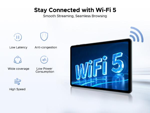 P10 10.1" Android 16 Tablet with Keyboard & Pen, case, 48GB+128GB, 7000mAh, 90Hz Display, Unisoc T310 Quad-Core, Dual Speakers, Gemini AI Tablet, Blue