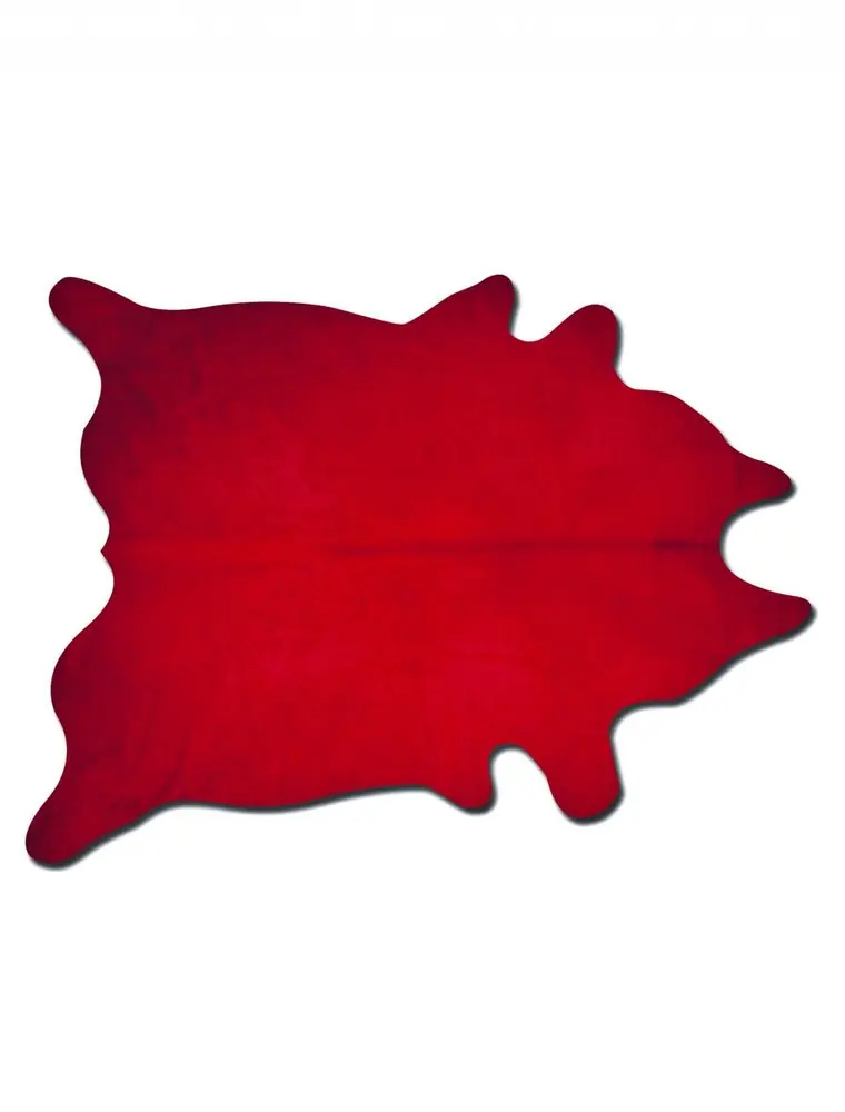 6' X 7' Purple Cowhide Area Rug