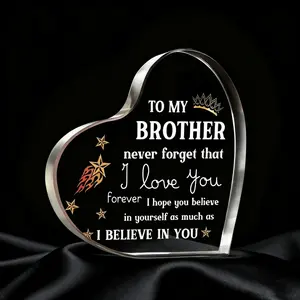 Christmas Acrylic Desk Decor - Acrylic Desktop Decoration - Perfect Gift for Brothers | Christmas Stocking Stuffer, Christmas Gift Exchange, Bedroom/Study Ambience Setup, Novelty Desk Decor (Fade-Resistant