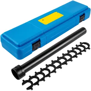 Inner Tie Rod Tool Kit, 13-Piece Crowfoot Adapter Set, 13-Piece Tie Rod Removal Tools For 1/2 Inch Drive Tube Tie Rods, Heavy-Duty Steel Inner Tie Rod Removal Kit For Vehicle Maintenance And Auto Repair
