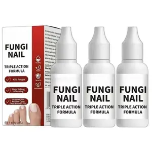 3pcs Fungi Nail Extra Strength ToenailFungus Treatment Antifungal Solution 0.5 Fl Oz TripleAction Formula for Damaged Nails Repair & RenewalHealthcare