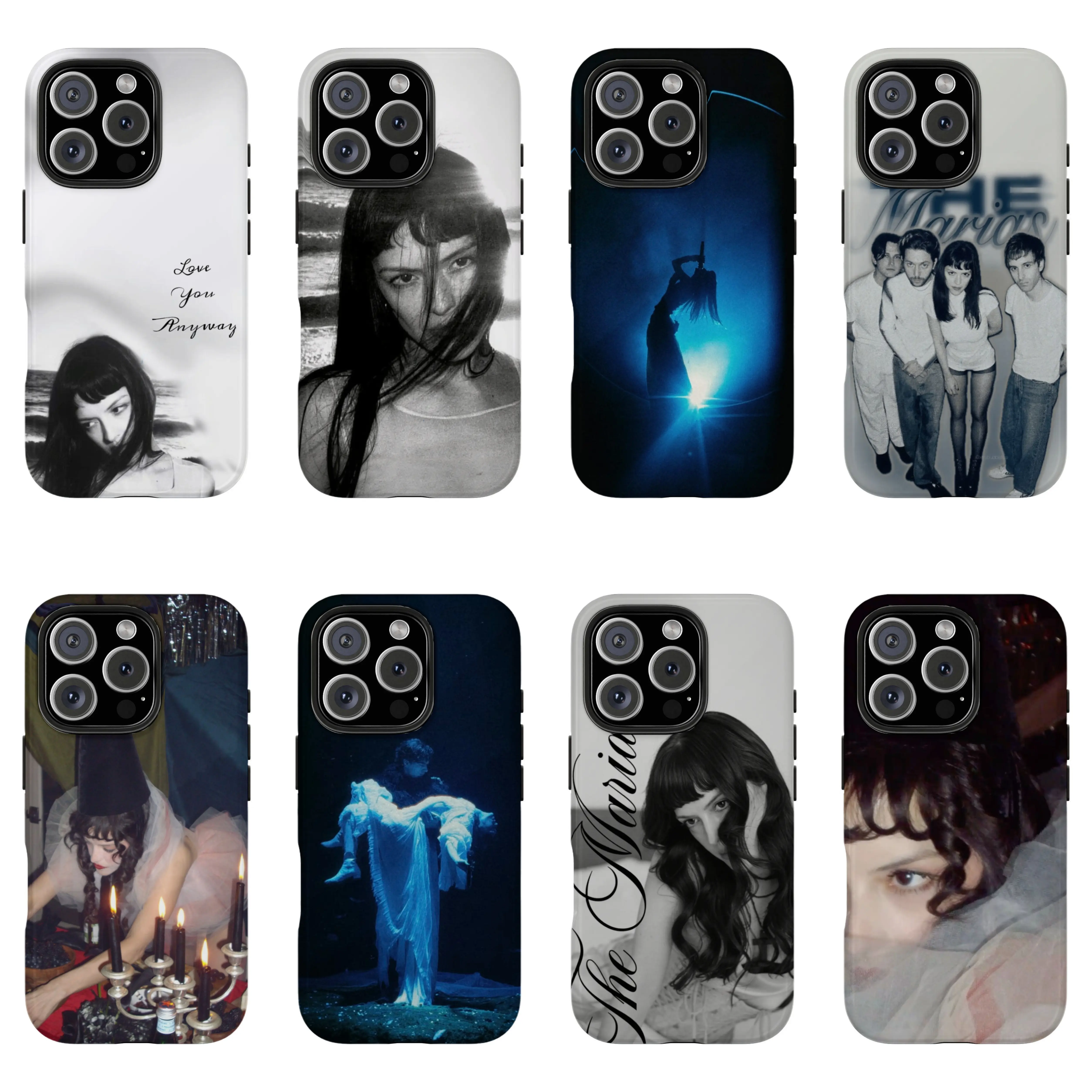 The Marías Submarine & Cinema Track Album Art Two-In-One Drop-Resistant Mobile Phone Case Protection, Shockproof For IPhone 17-12, Pro Max, Pro Plus, and Samsung S25 24 23 Safety Case Gift for Fans & Music Lovers