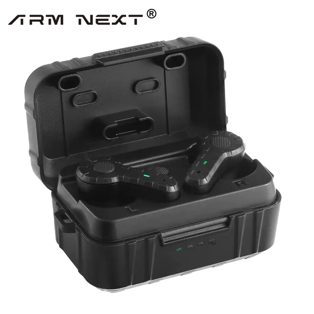ARM NEXT Wireless In-Ear Electronic Hearing Protection Bluetooth Earbuds with 27dB NRR, Sound Amplification, Instant Suppression, Custom Fit for Hunting & Shooting Range (Free Carrying Case for Tactical Shooters) Animal Audio Headphone Noise