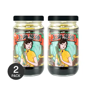 ZHONGJING Shanghai Scallion Oil 2 Pack 8.1 oz Each - Authentic Chinese Flavor for Cooking