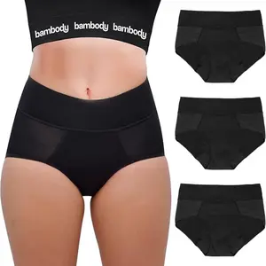 body Absorbent Panties, Period Underwear for Women and Teens - All-Day Long - Overnight Protection- Postpartum, Leakproof