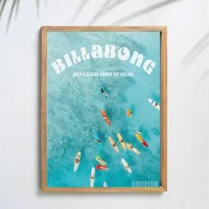 [Sale off up to 65%][Free Ship][No Frame] Vintage Billabong Surf Poster