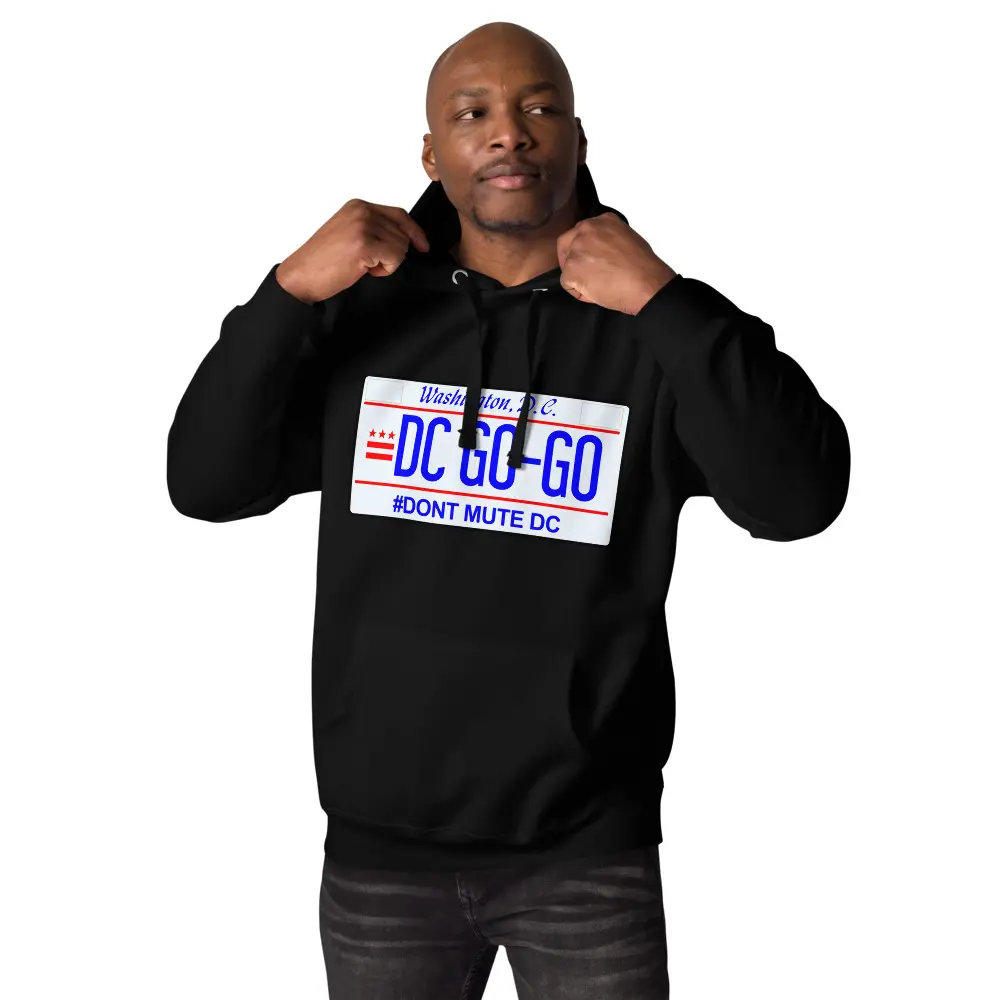 Go-Go DC Tag Unisex Hoodie Classic Cotton Menswear Pocket