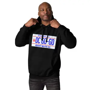 Go-Go DC Tag Unisex Hoodie Classic Cotton Menswear Pocket