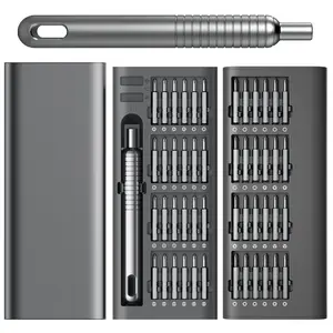 51 in 1 Precision Screwdriver Set Handle Portable Pen Manual Hand Tool Kit Wireless Cordless Magnetic Mini Small Bit for Xiaomi Mobile Cell Phone Watch Repair Home Household Micro Laptop PC Multifunctional Professional