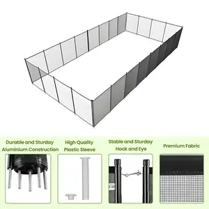 GAOMON Pool Fence 4Ft x 60Ft Swimming Pool Fence in Ground Pool Safety Fencing