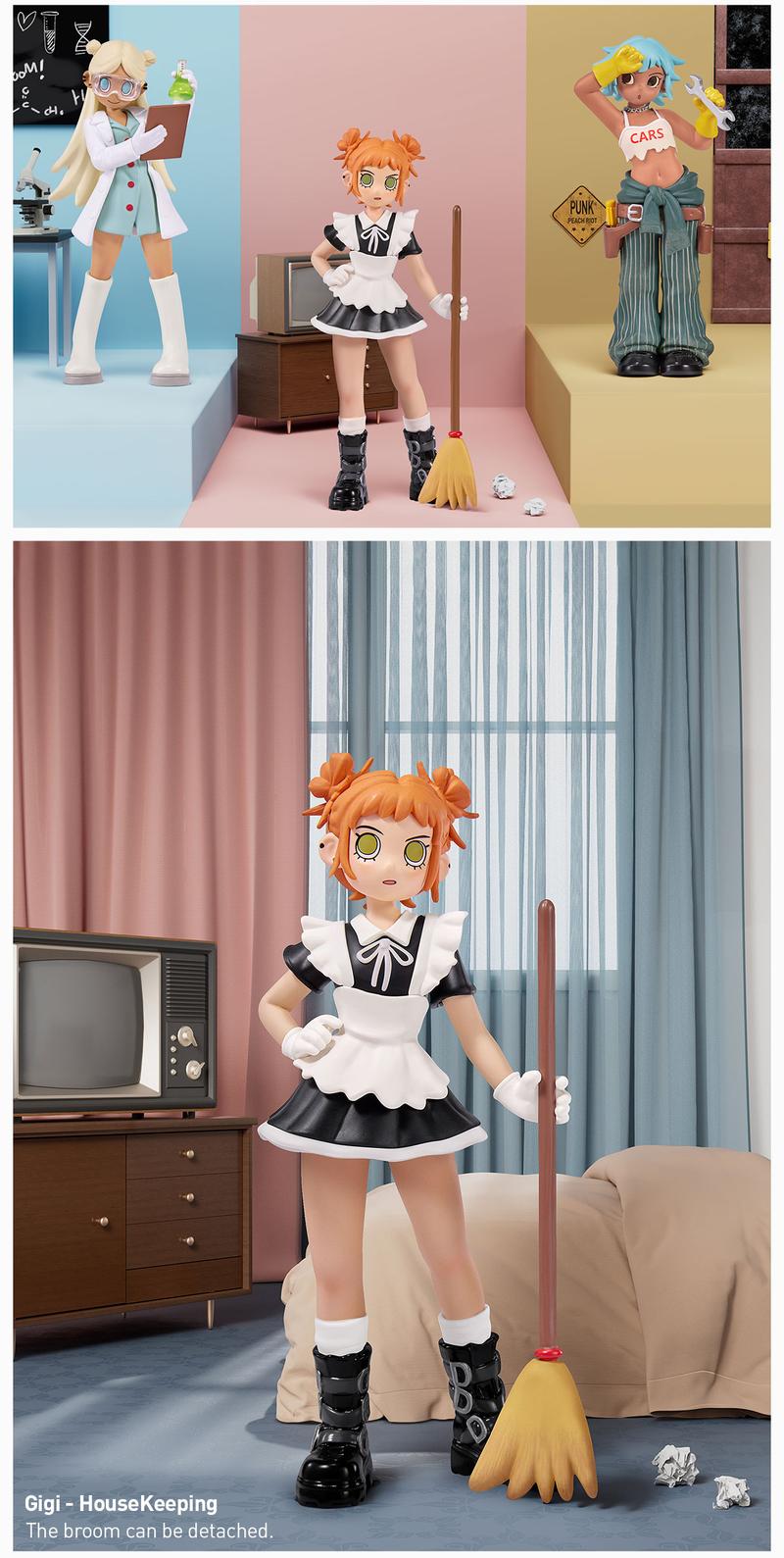 POP MART Peach Riot Rush Hour Series Figures POP MART Peach Riot Rush Hour Series Figures