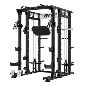 RitFit BUFFALO Multifunctional Smith Machine with Lat Pull Down and Cable Crossover for Versatile Strength Training RitFit BUFFALO Multifunctional Smith Machine with Lat Pull Down and Cable Crossover for Versatile Strength Training