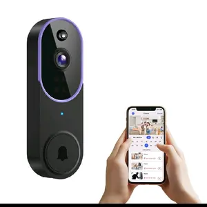 Smart Home Tuya App Door bell 1080P High-Definition two-way Audio Wireless | long lasting lithum ion Battery Powered