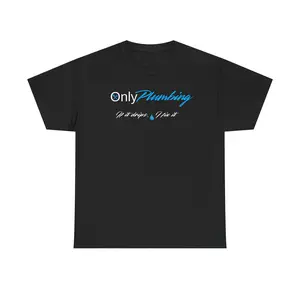 OnlyPlumbing" T-Shirt | T-shirt for Plumbers | Unisex Garment-Dyed T-shirt | 100% Cotton