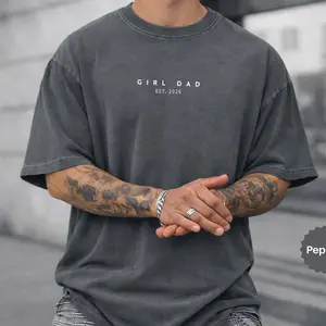 Comfort Colors® Girl dad Shirt, Minimalist Girl dad Tee, Daddys Girl Apparel, Daddy of Girls, Step Dad Tshirt, Trending Father's Day, Men's Graphic Tees, Casual Outfit, Comfortable Menswear, Perfect Gift For Men, Apr19