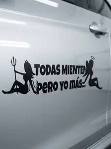 Todas Mienten Car Decals (8in)