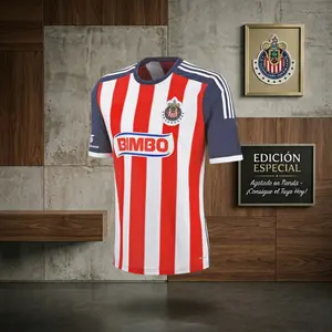 [HOT JERSEY] - Chivas De Guadalajara 2013-14 Home Soccer Jersey - Full Print Logo
