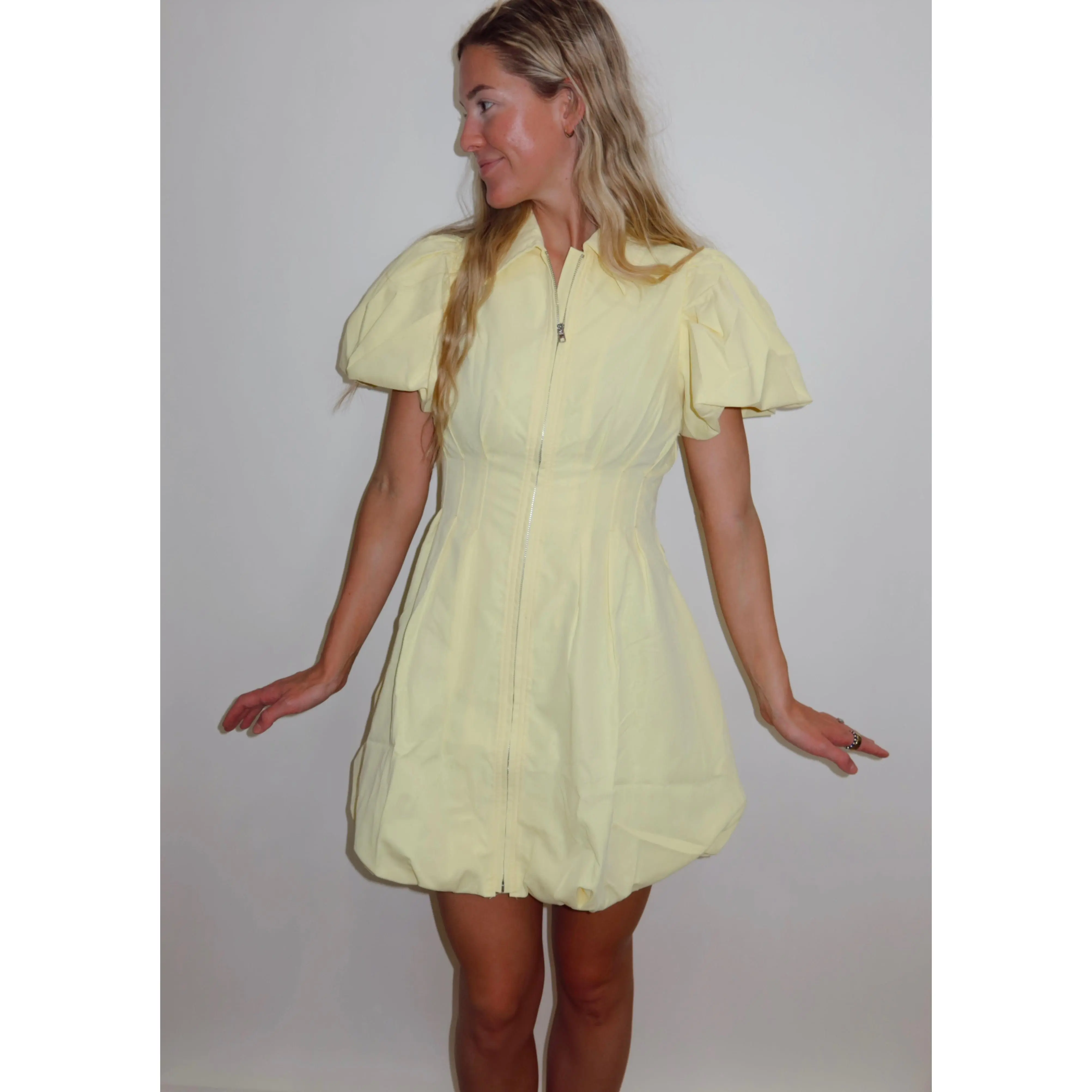 Yellow Bubble Dress