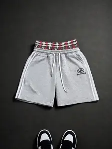 Men's Fashion Casual Two-Piece Shorts Set, Trendy Letter Print Design, Comfortable Breathable Summer, Stylish Athletic Outdoor Clothing, Sport Activewear, Menswear